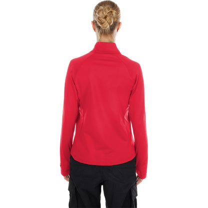 Ladies Ohio State Buckeyes New Era Full-Zip Performance Jacket - Back