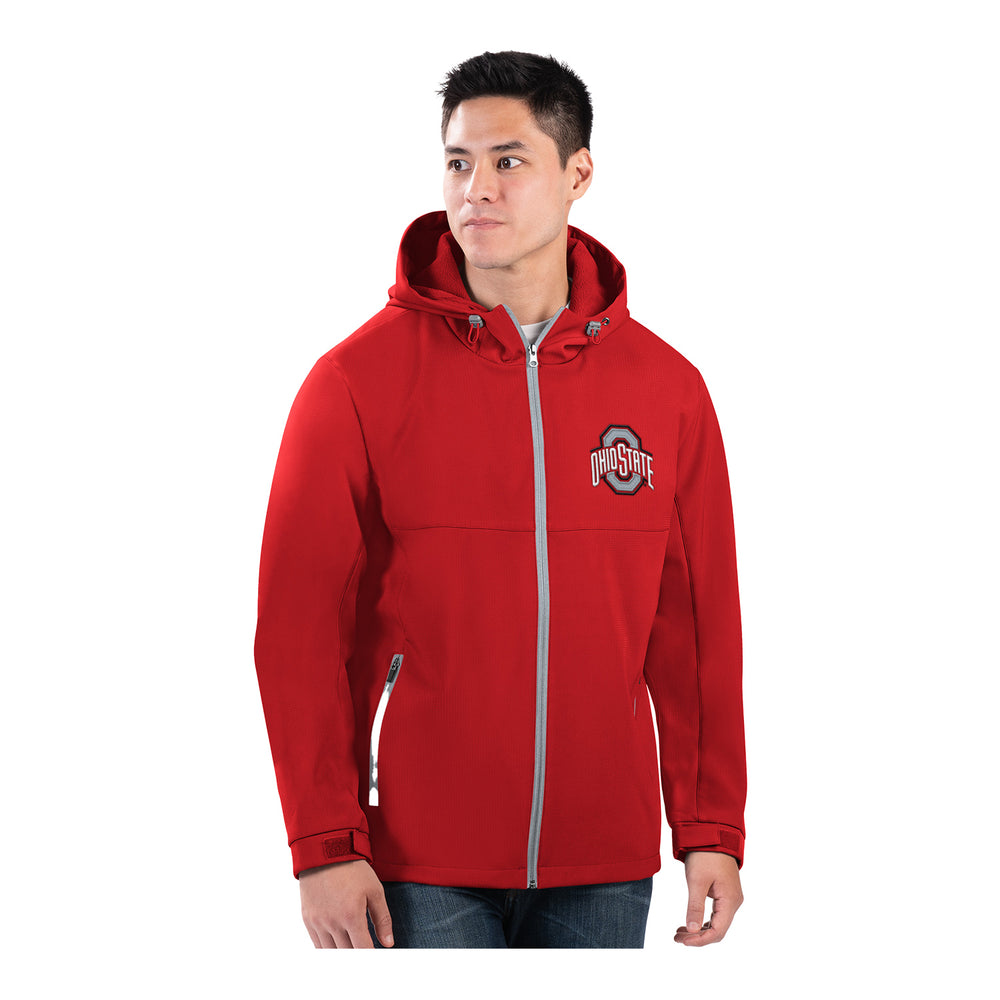 Ohio State Buckeyes Franchise Club Mens Honeycomb Quilted Full Zip Jacket Medium