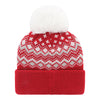 Ladies Ohio State Buckeyes Elsa Primary Logo Knit Hat - In Scarlet - Back View