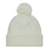 Ladies Ohio State Buckeyes Cabled White Knit Hat - In White - Back View