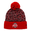 Ladies Ohio State Buckeyes Team Marl Scarlet Knit Hat