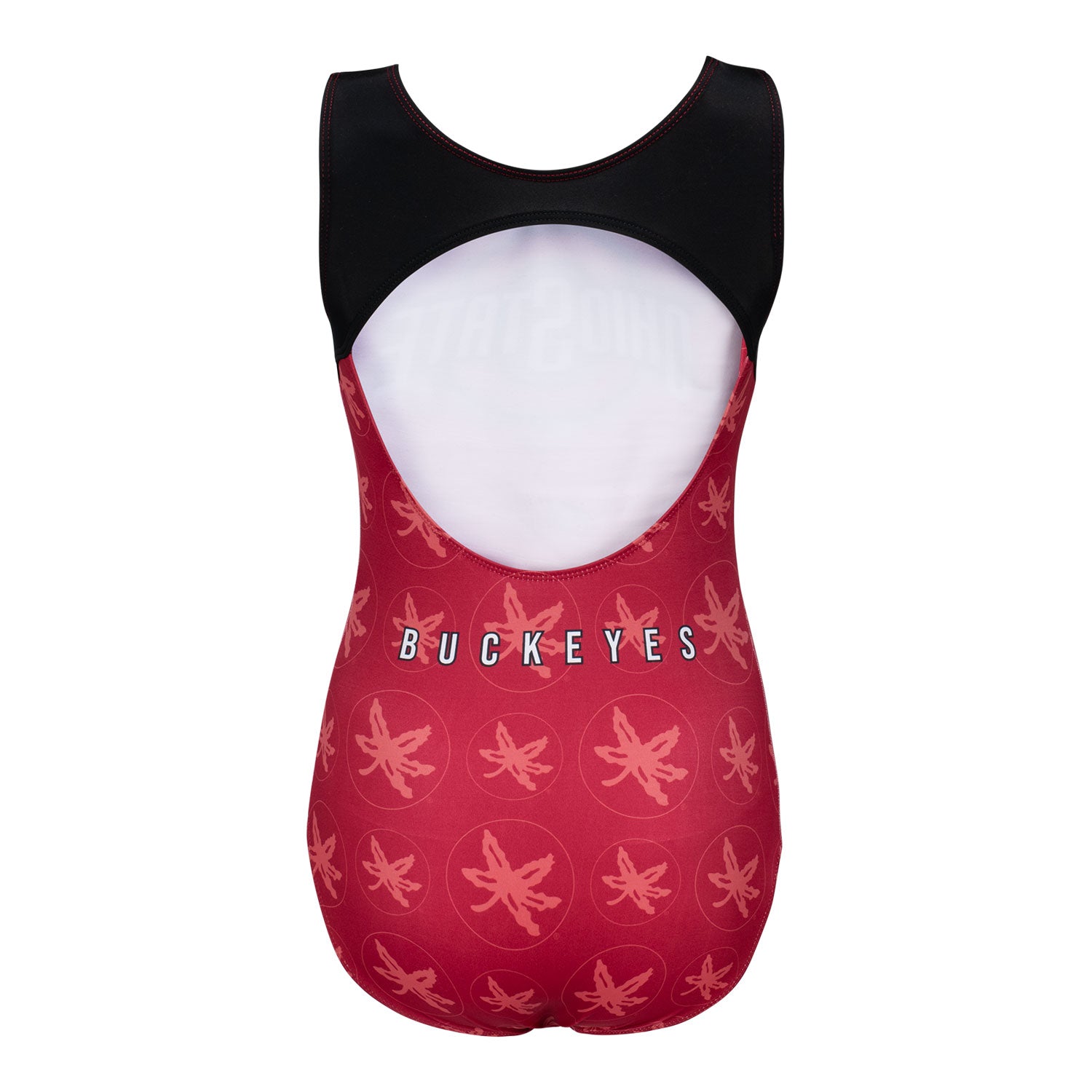 Ohio State Buckeyes All Over Leotard In Scarlet - Back View