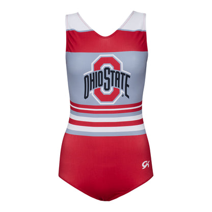 Ohio State Buckeyes GK Elite Gymnastics Leotard - Front View