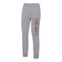 Ladies Ohio State Buckeyes Triumph Gray Fleece Jogger - In Gray - Front View