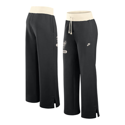 Women's Ohio State Buckeyes Nike Legacy Phoenix Pants In Black - Front & Back View