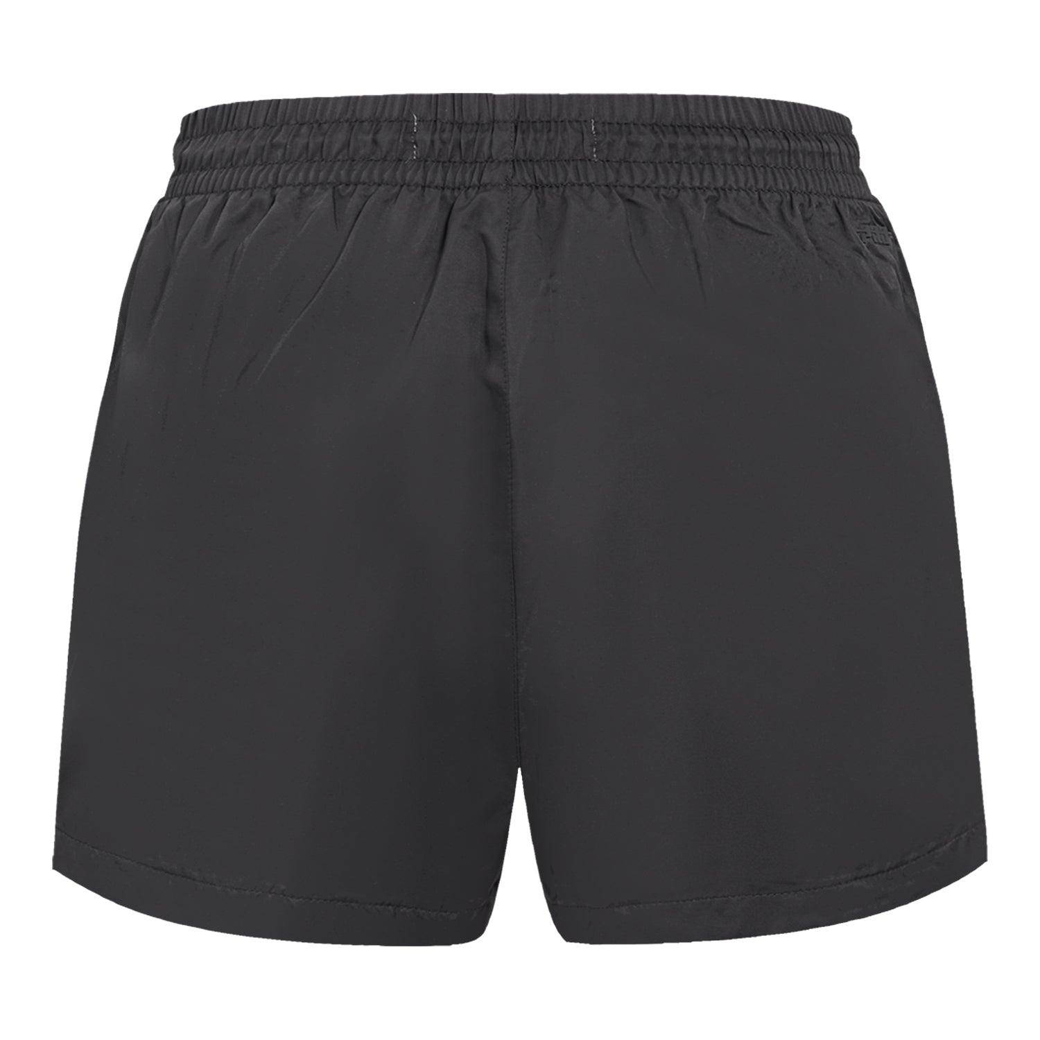 Ladies Ohio State Buckeyes Pro Standard Brutus Shorts In Black - Back View
