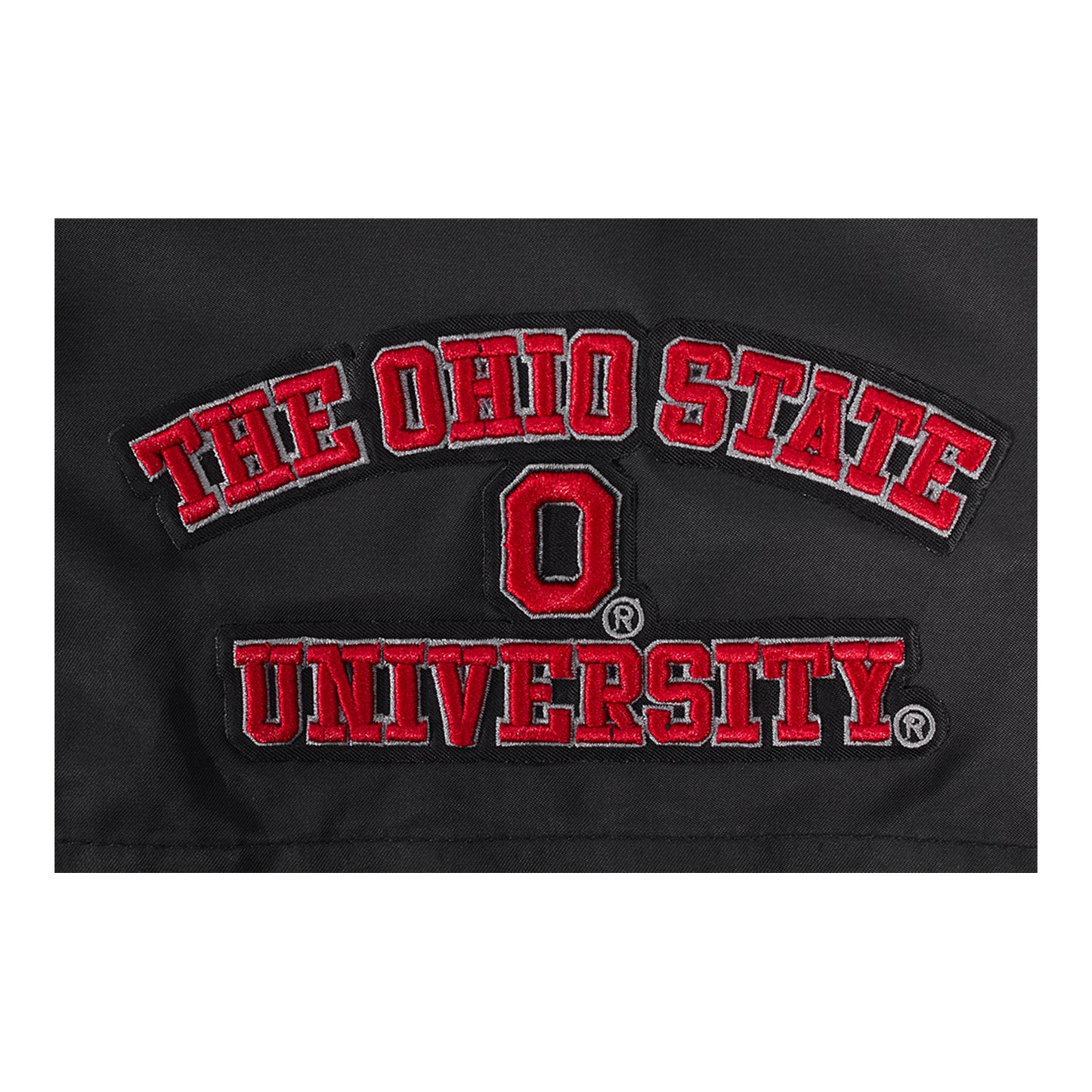 Ladies Ohio State Buckeyes Pro Standard Brutus Shorts In Black - School Logo View