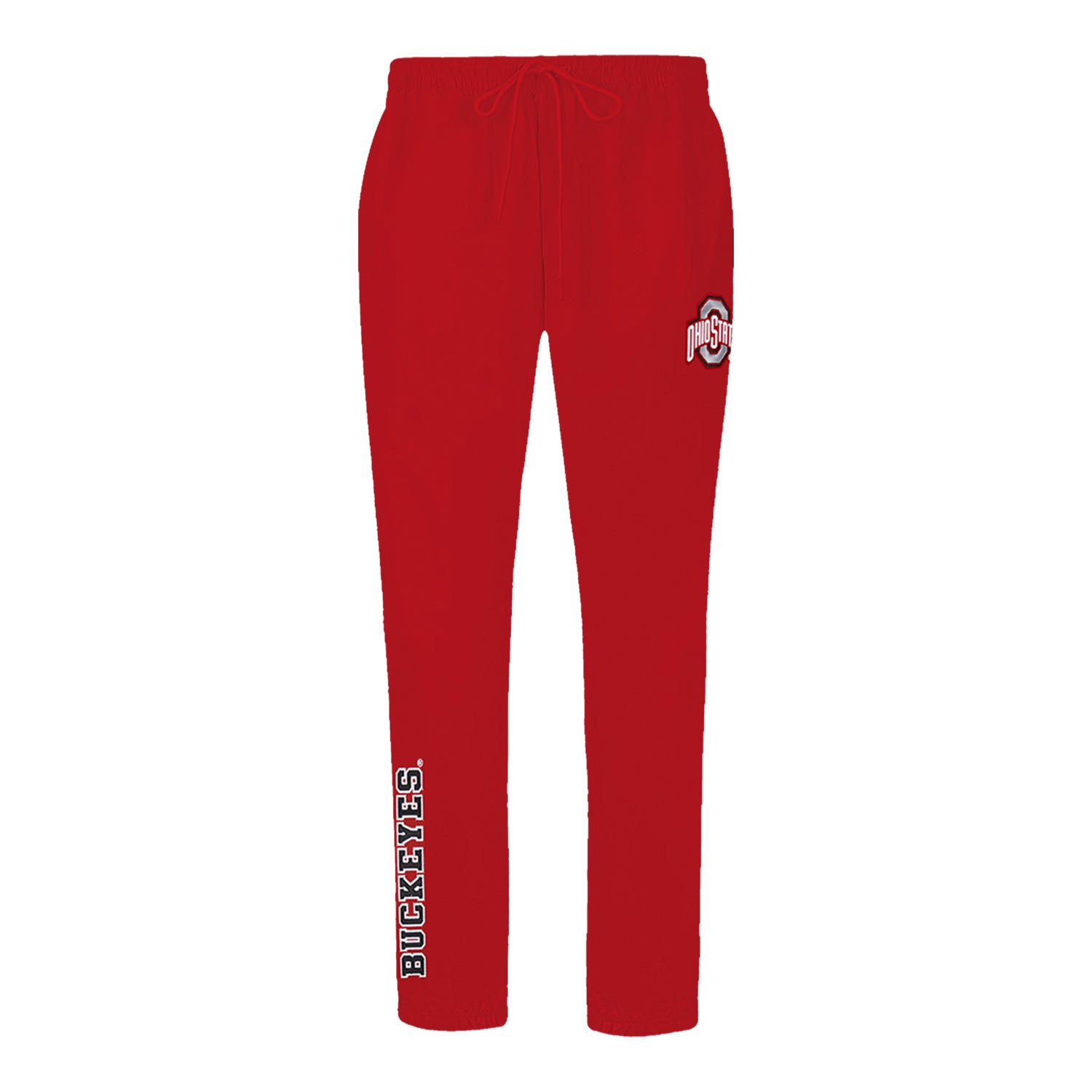 Ladies Ohio State Buckeyes Prostandard Woven Scarlet Pants In Scarlet - Front View