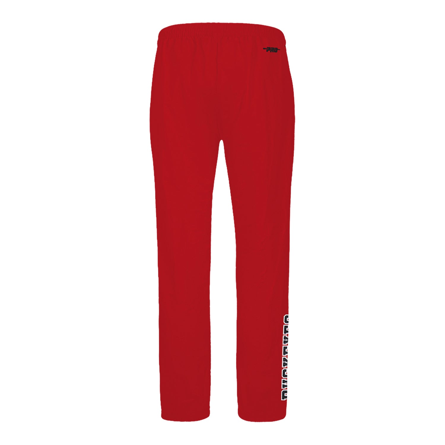 Ladies Ohio State Buckeyes Prostandard Woven Scarlet Pants In Scarlet - Back Side View