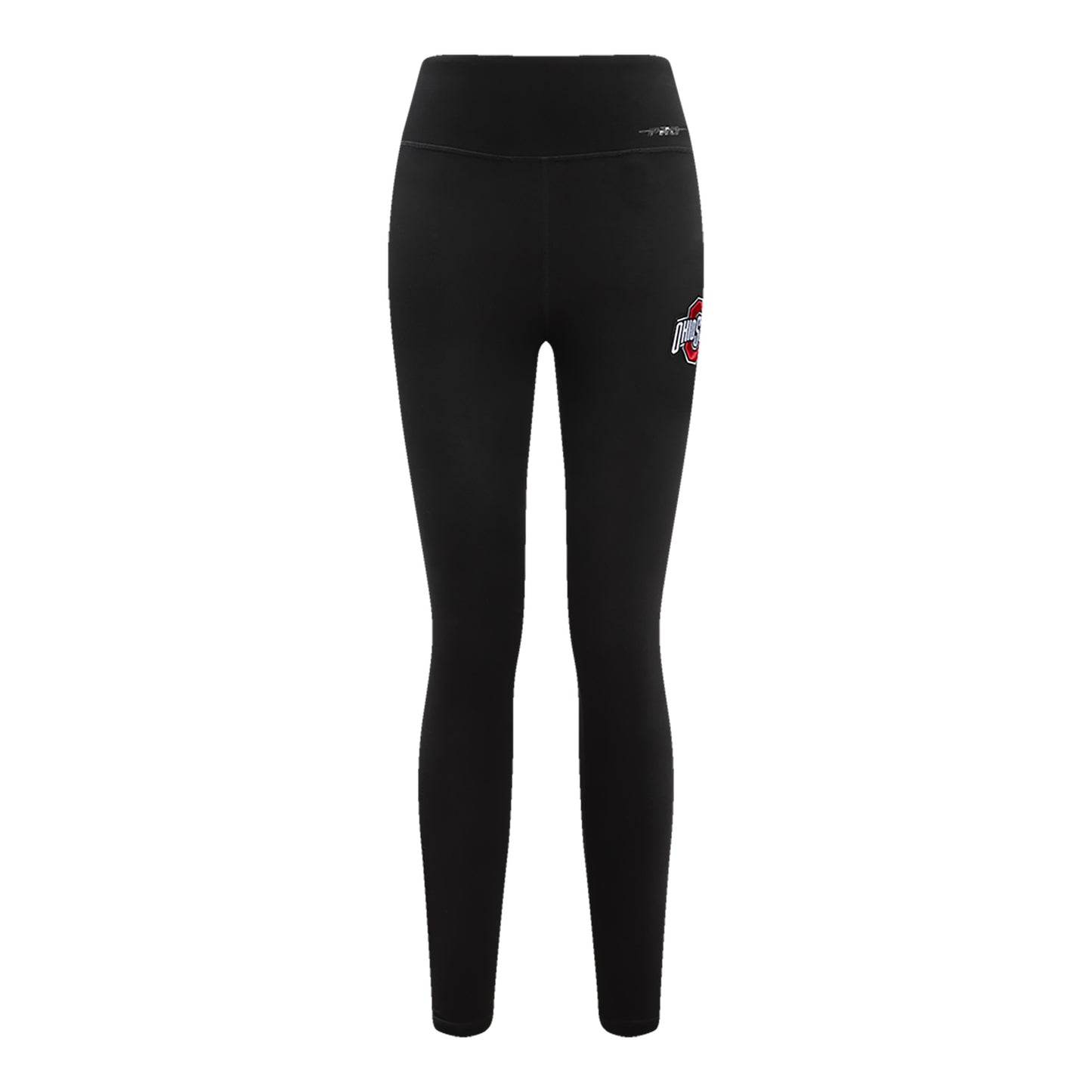 Ladies Ohio State Buckeyes Prostandard Classic Jersey Black Leggings In Black - Front View