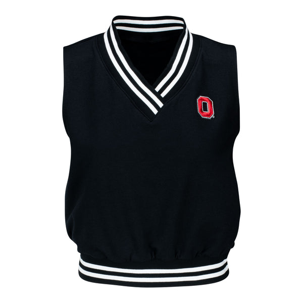 Ladies Ohio State Buckeyes Lusso Malania French Terry Vest - Front View