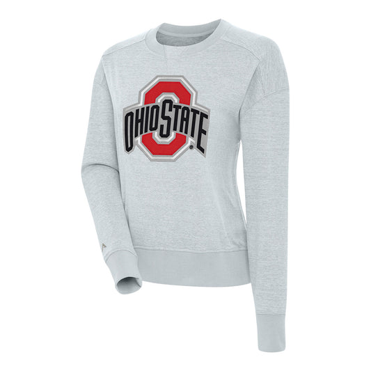 Ladies Ohio State Buckeyes Forward Crewneck Sweatshirt - Front VIew