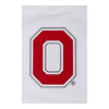 Ladies Ohio State Buckeyes Pro Standard Block O Crewneck Sweatshirt - Up Close Front View