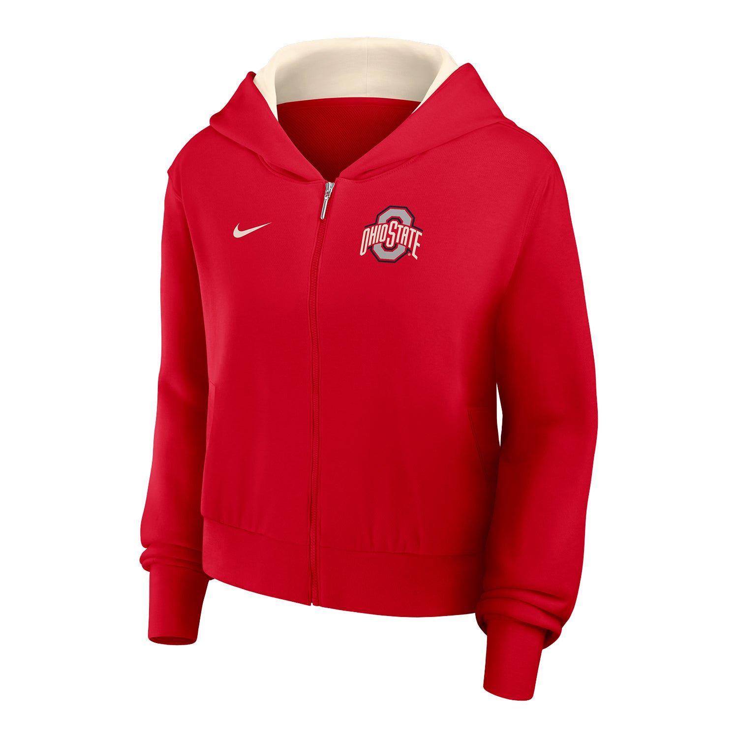 Women's Ohio State Buckeyes Nike Full Zip Hoodie - Front