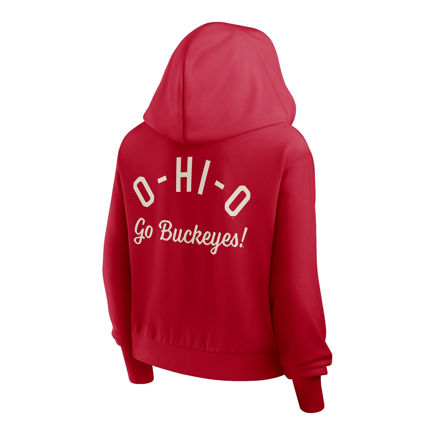 Women's Ohio State Buckeyes Nike Full Zip Hoodie - back
