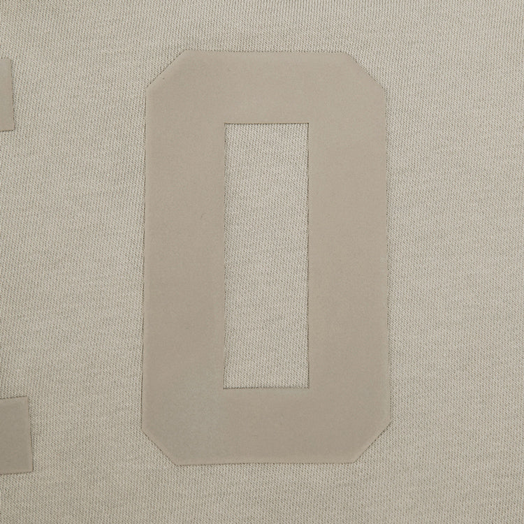 Ladies Ohio State Buckeyes Prostandard Primary Logo Our Honor Defend Crewneck Sweatshirt In Tan - Material View