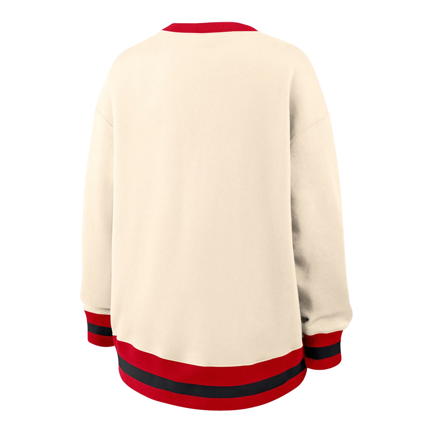 Ladies Ohio State Buckeyes Nike Legacy Oversized Crewneck - Back View
