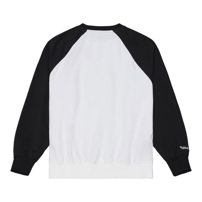Ladies Ohio State Buckeyes M&N Head Coach Raglan Sweatshirt - Back
