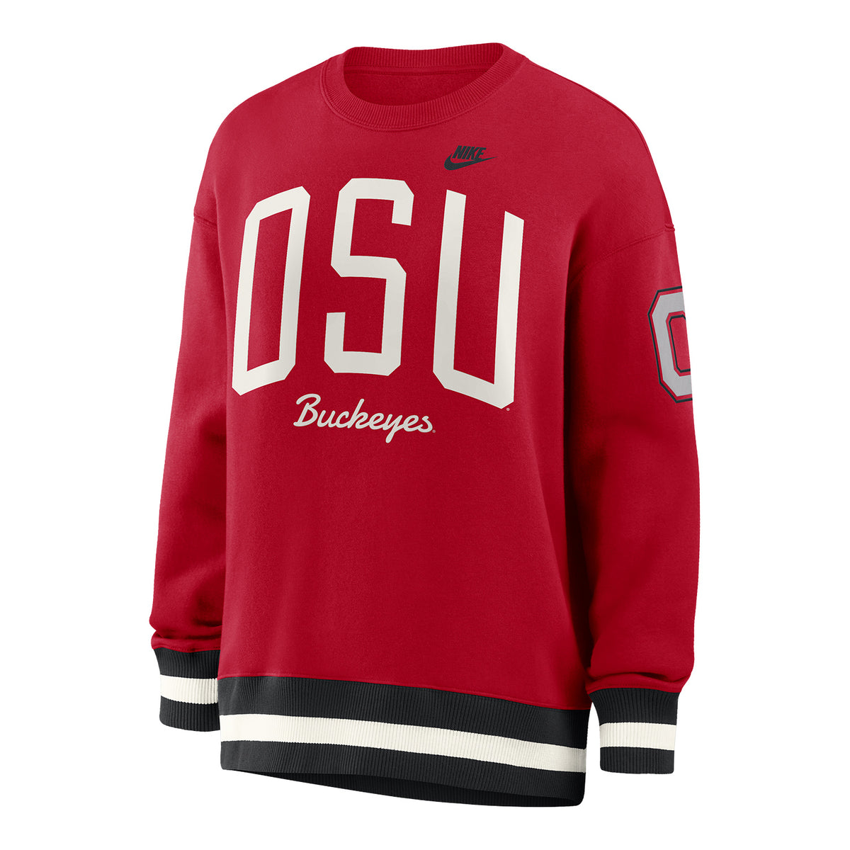 Women's Ohio State Buckeyes Nike Oversized Legacy Arch Phoenix Sweatshirt
