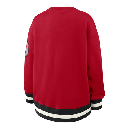 Women's Ohio State Buckeyes Nike Oversized Legacy Arch Phoenix Sweatshirt