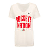 Ladies Ohio State Short Sleeve Buckeye Nation T-Shirt
