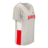 Ladies Ohio State Buckeyes Nike Breathe V-Neck T-Shirt - In Gray - Angled Right View