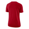 Ladies Ohio State Buckeyes Nike Monaco T-Shirt - In Scarlet - Back View