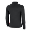 Ladies Ohio State Buckeyes Nike Essential Mock Black Long Sleeve - In Black - Back View