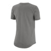 Ladies Ohio State Buckeyes Nike University Crew Gray T-Shirt - In Gray - Back View