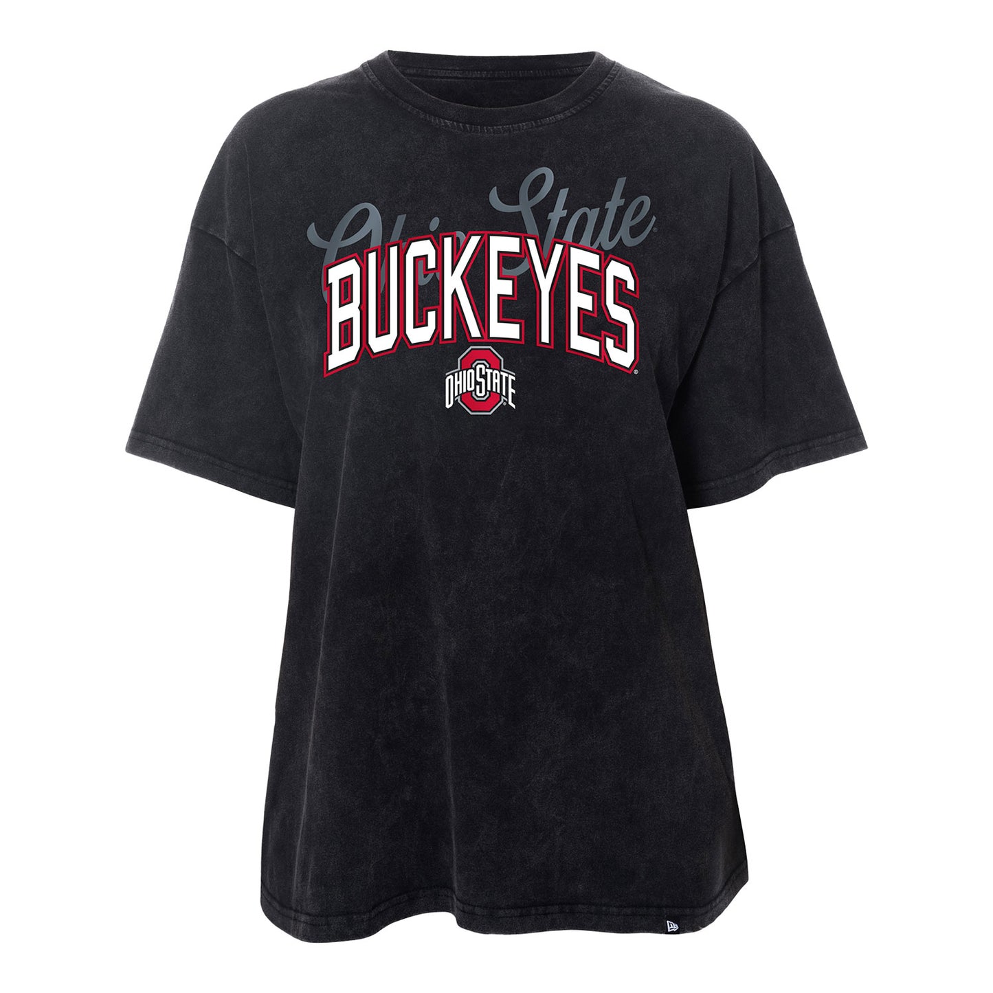 Ladies Ohio State Buckeyes Oversized T-Shirt - Front View