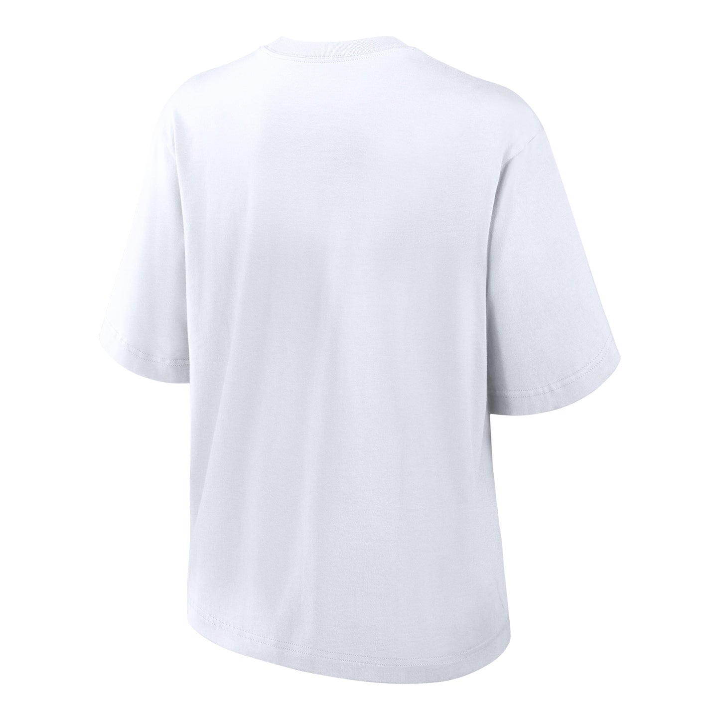 Ladies Ohio State Buckeyes Nike Block O Boxy White T-Shirt - Back View