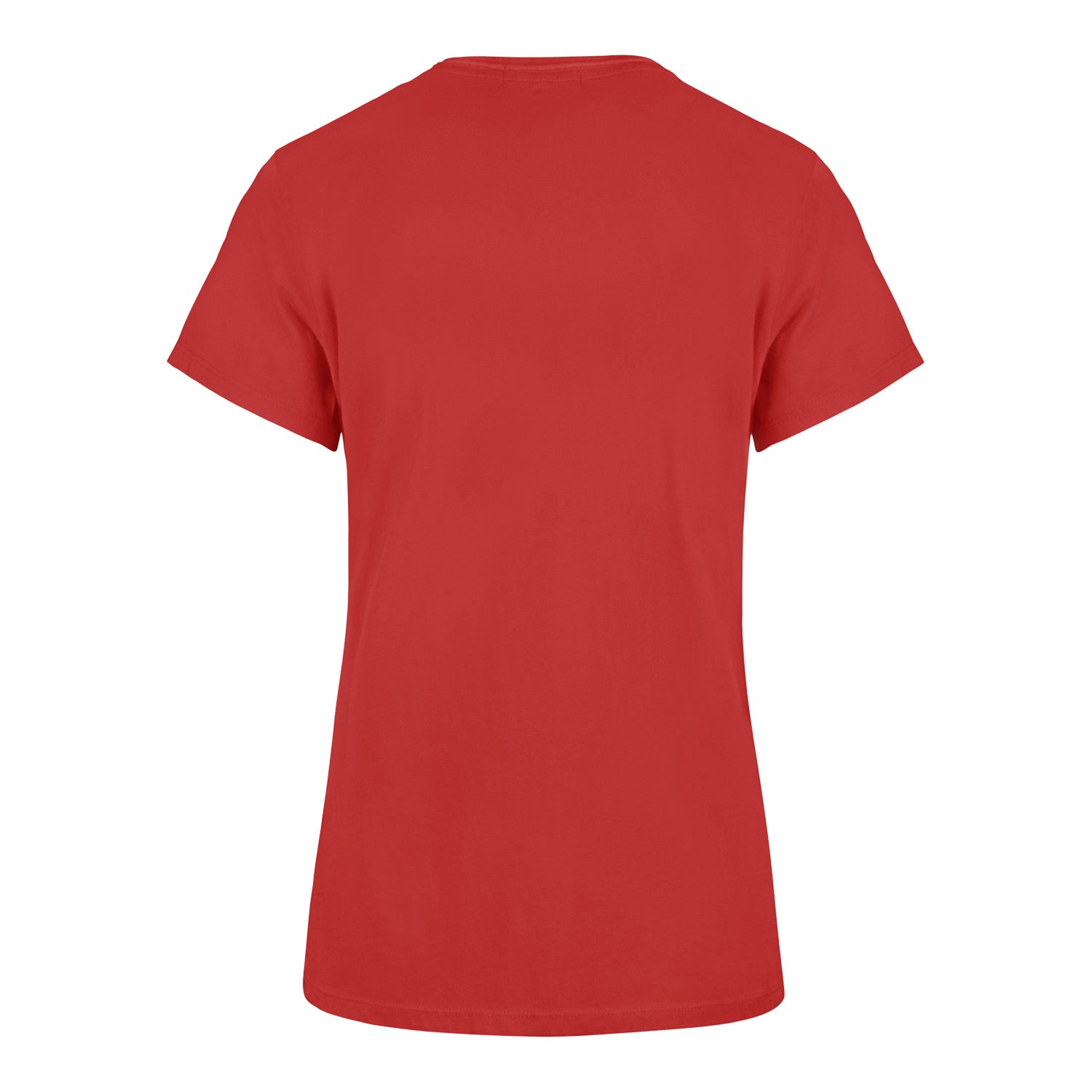 Ladies Ohio State Buckeyes 47 Brand Believer T-Shirt In Red - Back View