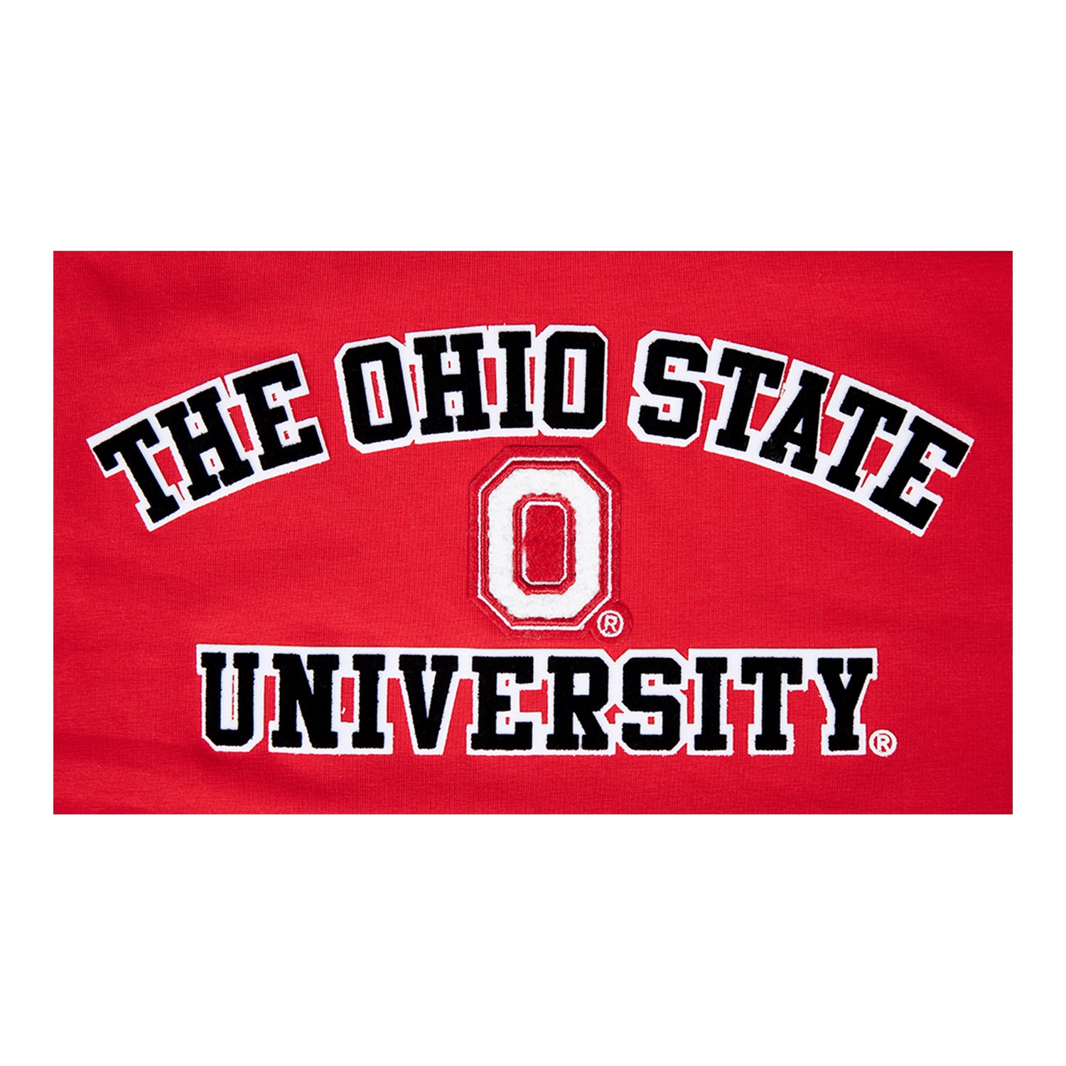 Ladies Ohio State Buckeyes Pro Standard Block O Tank Top In Scarlet - Ohio Patch View 2