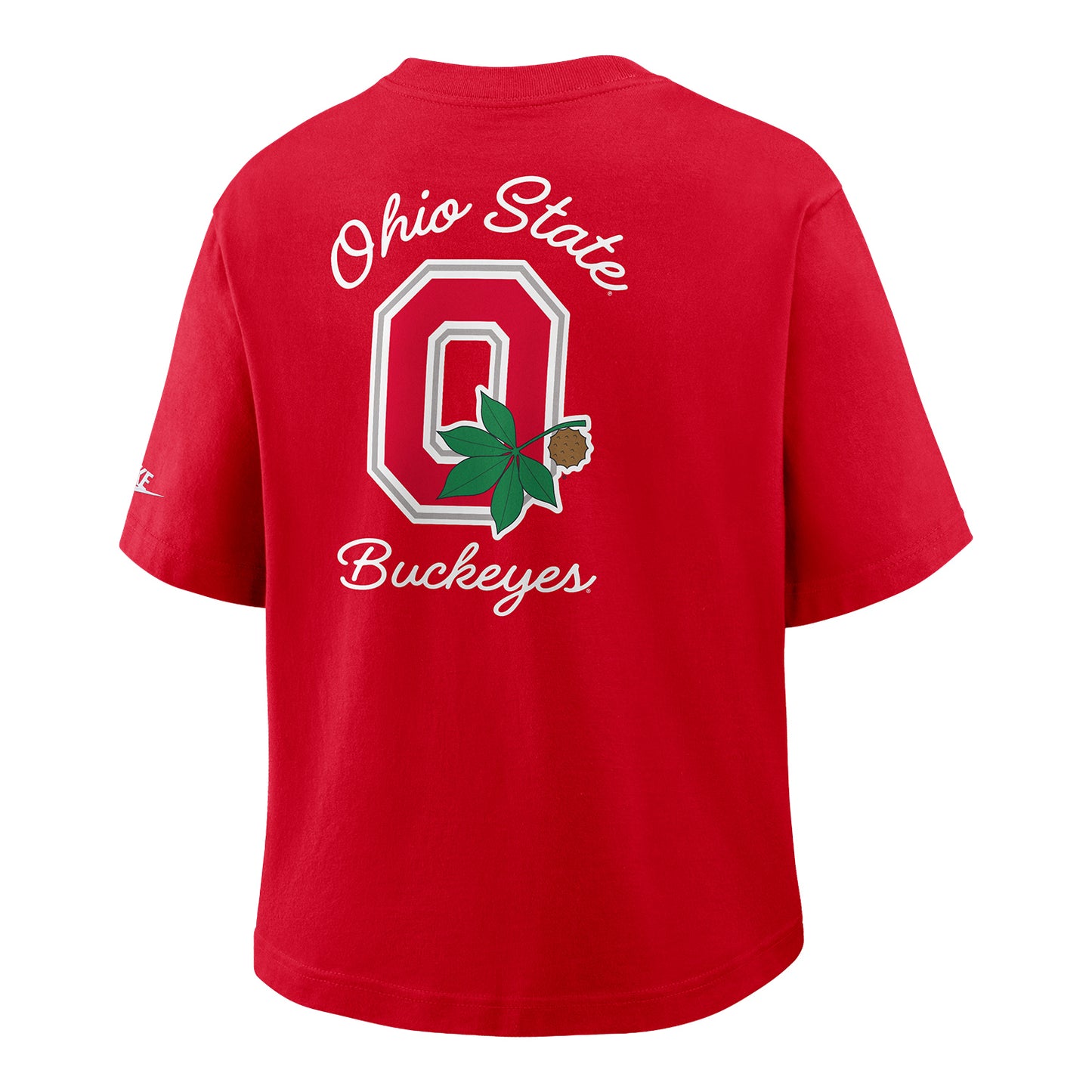 Women's Ohio State Buckeyes Nike Pocket Boxy Tee - Back