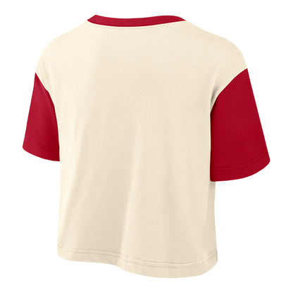 Women's Ohio State Buckeyes Nike Colorblocked Tee - Back