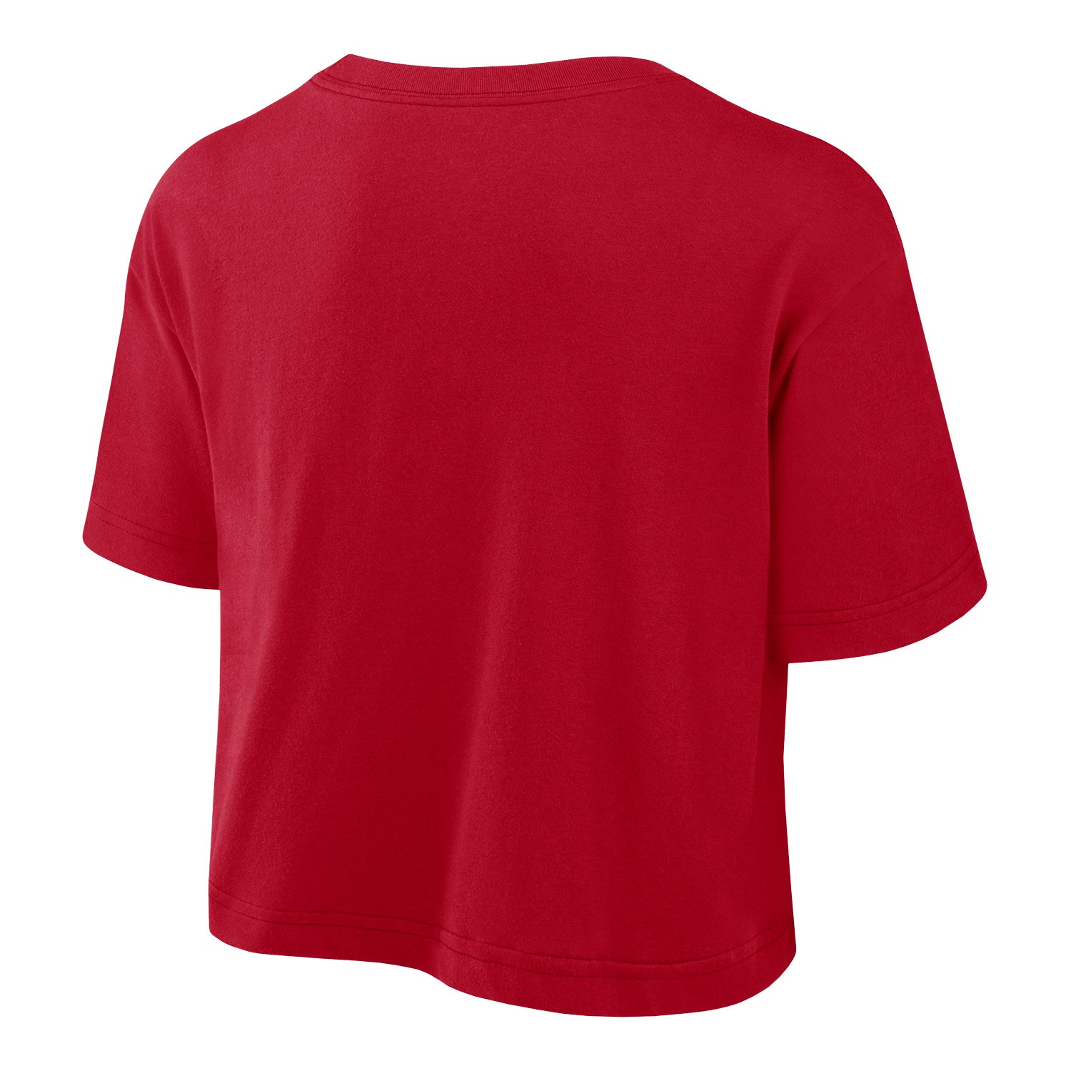 Ladies Ohio State Buckeyes Nike Primetime Arch Crop Tee - Back View