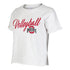 Ladies Ohio State Buckeyes Volleyball Mainstream Oatmeal T-Shirt - In Oatmeal - Front View