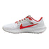 Ohio State Buckeyes Nike Zoom Pegasus 40 Shoes - In White - Right Inside View