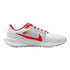 Ohio State Buckeyes Nike Zoom Pegasus 40 Shoes - In White - Inside Left View