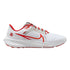 Ohio State Buckeyes Nike Zoom Pegasus 40 Shoes - In White - Outside Right View