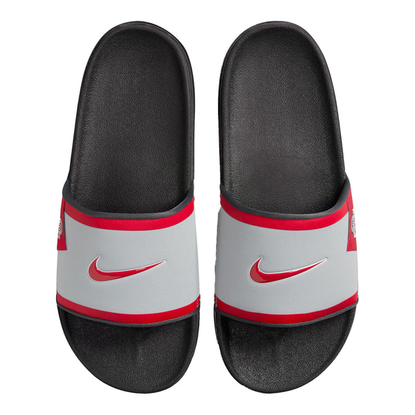 Ohio State Buckeyes Nike 2024 Off-Court Slides - Over Head View