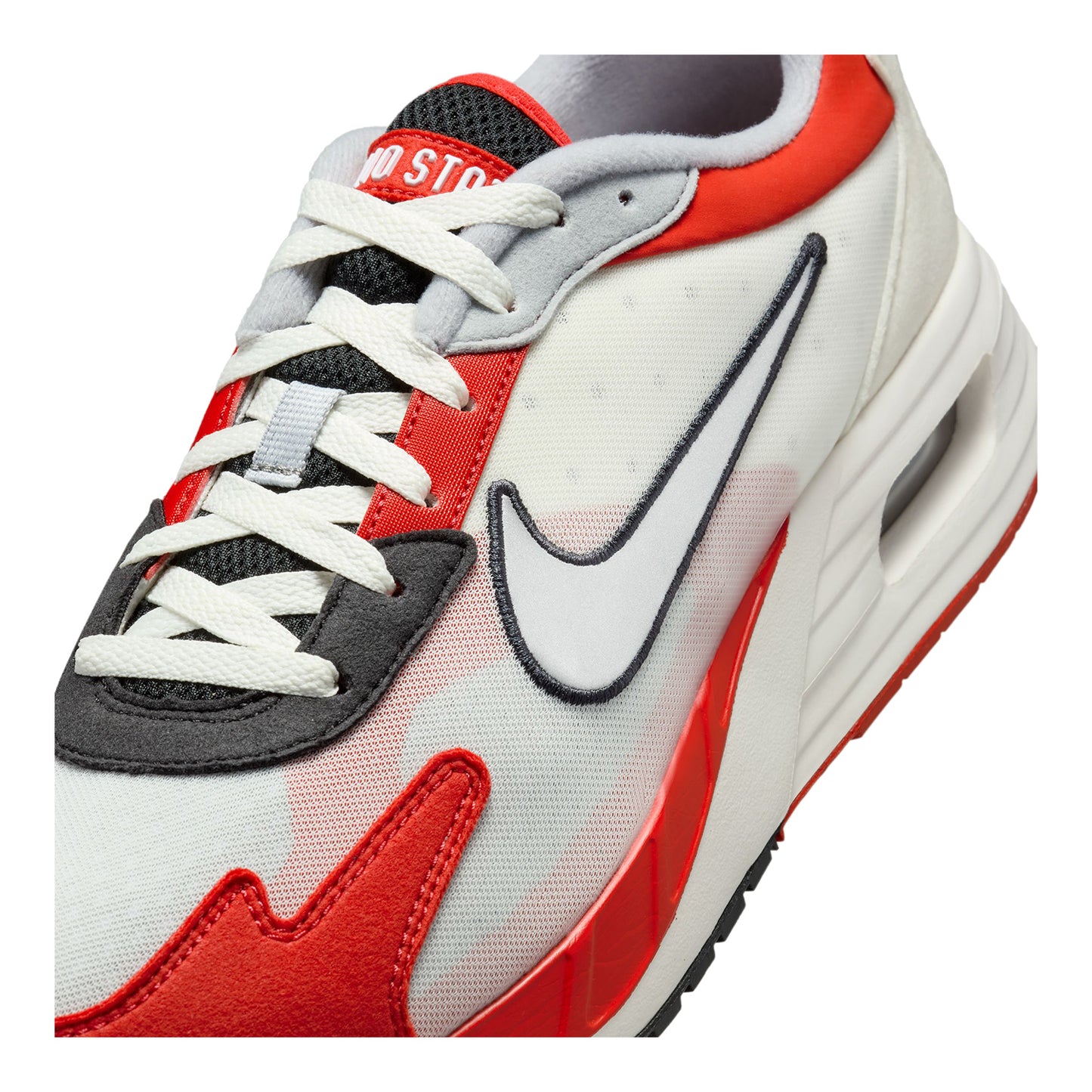 Ohio State Buckeyes Nike 24 Air Max Solo Shoes - Nike Logo View