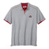 Ohio State Buckeyes Sport Tailgater Scarlet Polo - In Scarlet And Gray - Front View