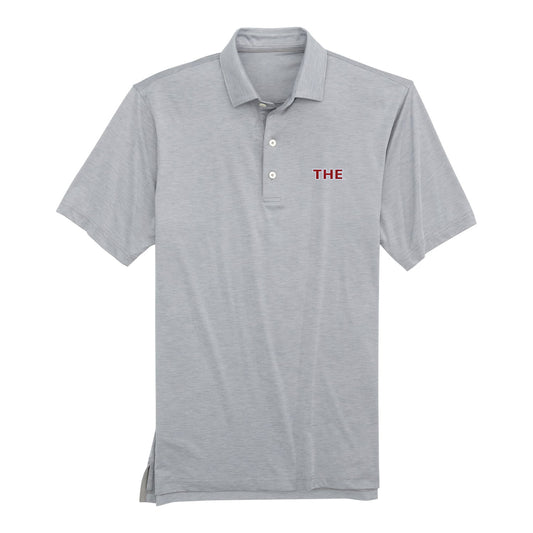 Ohio State Buckeyes Solid Huron Gray Polo - In Gray - Front View