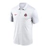 Ohio State Buckeyes Nike Dri-FIT Sideline Victory White Polo - Front View