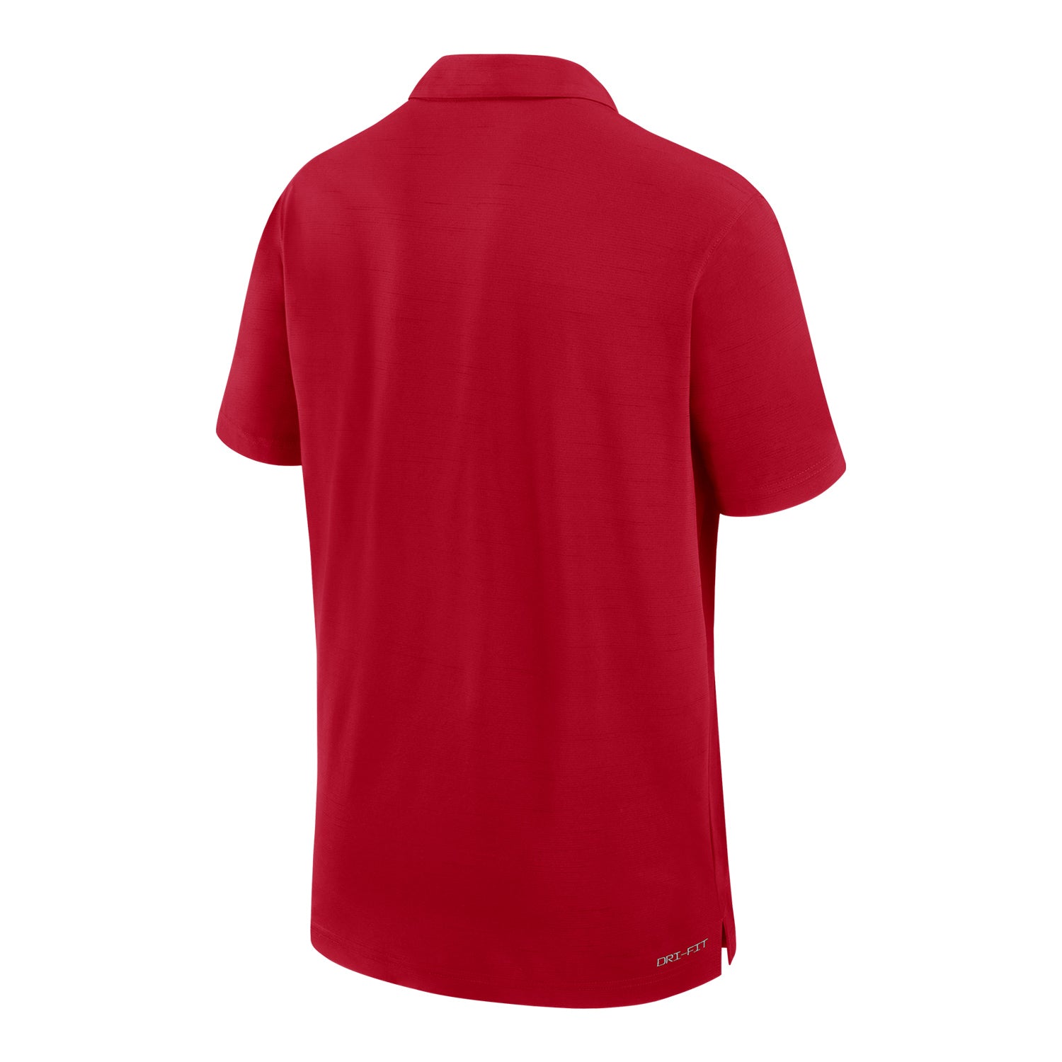 Ohio State Buckeyes Nike Dri-FIT Sideline Woven Scarlet Polo - Back View