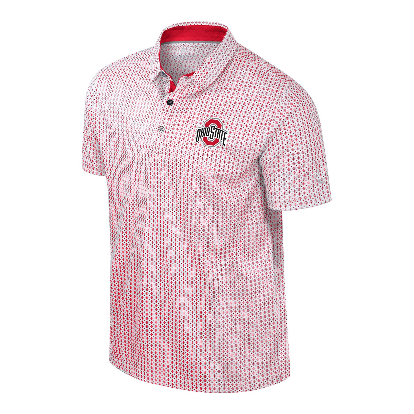 Ohio State Buckeyes Colosseum  Reynolds Polo In Scarlet - Front View