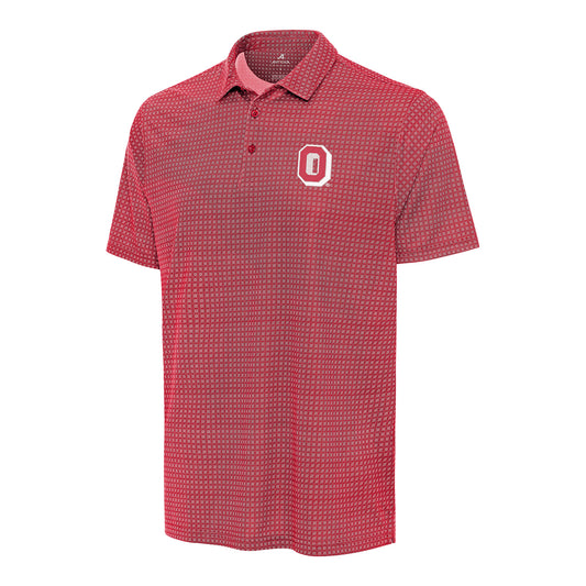 Ohio State Buckeyes Antigua Mosaic Polo - Front View
