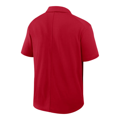Ohio State Buckeyes Nike Victory Plus Heathered Polo - Back
