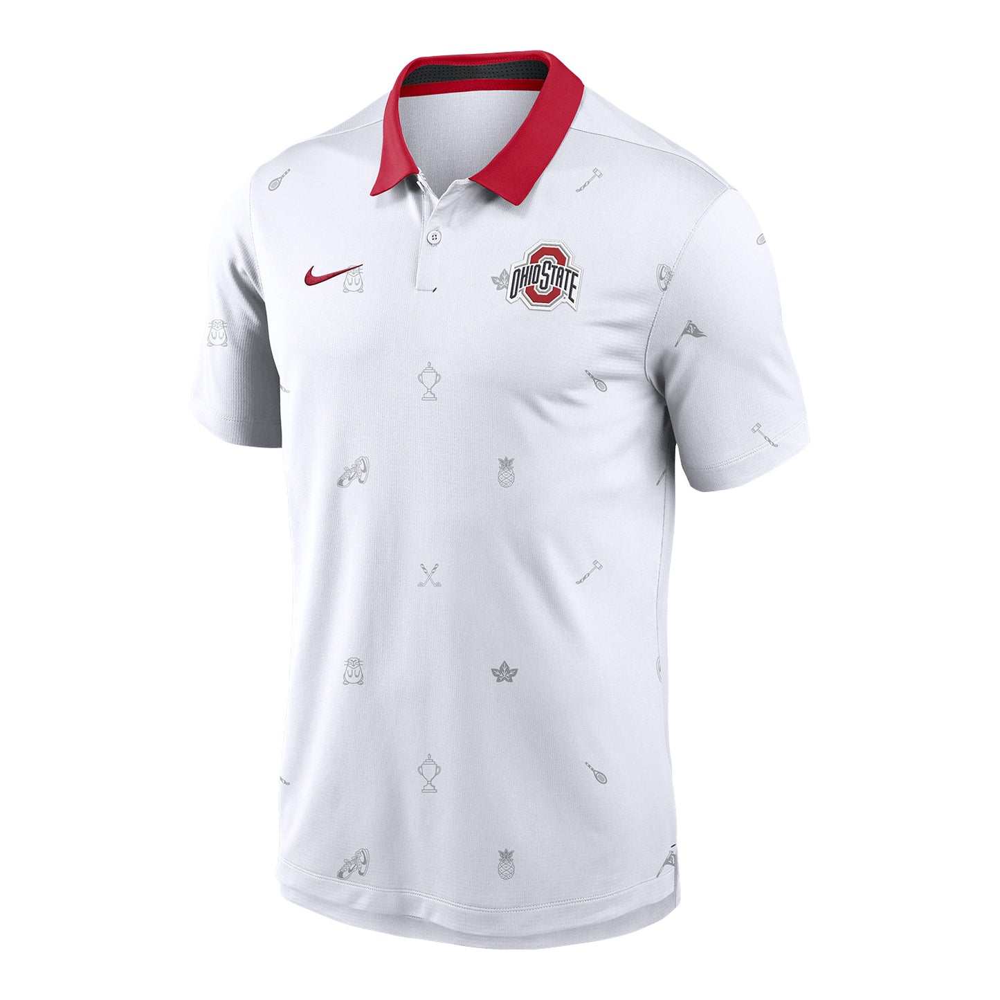 Ohio State Buckeyes Nike Vapor Pattern Polo - Front